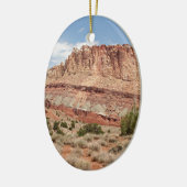 Nationaal Park Capitol Reef, Utah, Verenigde State Keramisch Ornament (Links)