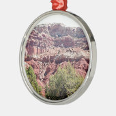 Nationaal Park Capitol Reef, Utah, Verenigde State Metalen Ornament (Links)