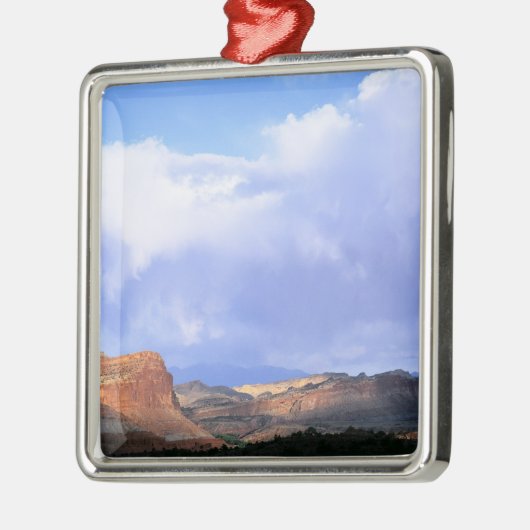 Nationaal park Capitol Reef, Utah. VS. Cumulus Metalen Ornament (Links)