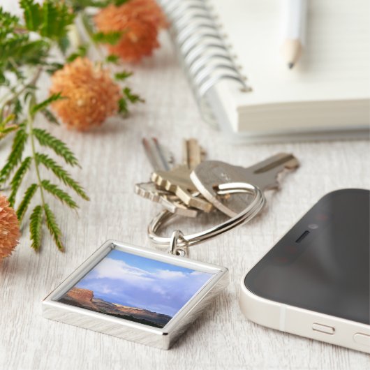 Nationaal park Capitol Reef, Utah. VS. Cumulus Sleutelhanger (Zijkant)
