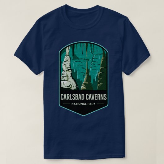 Nationaal park Carlsbad Caverns 3 T-shirt (Design voorkant)