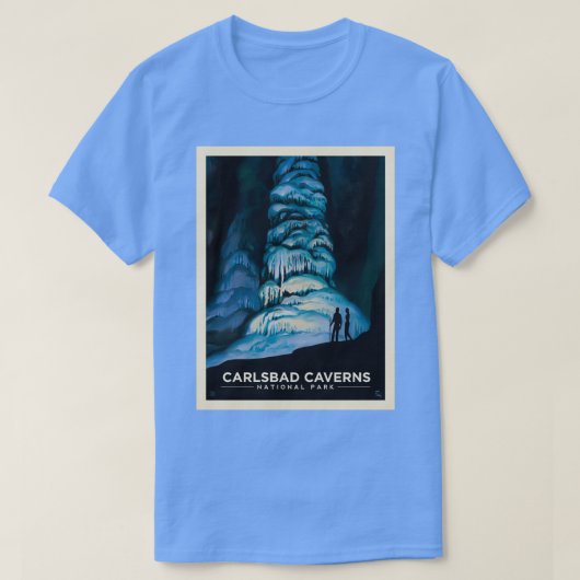 Nationaal park Carlsbad Caverns 8 T-shirt (Design voorkant)