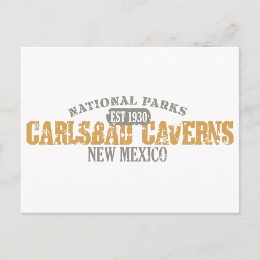 Nationaal park Carlsbad Caverns Briefkaart (Voorkant)