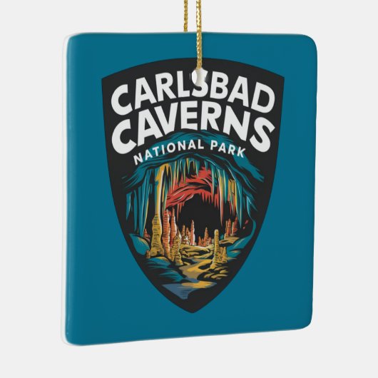 Nationaal park Carlsbad Caverns Keramisch Ornament (Rechts)