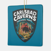 Nationaal park Carlsbad Caverns Keramisch Ornament (Links)
