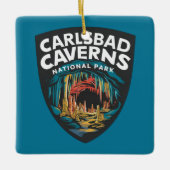Nationaal park Carlsbad Caverns Keramisch Ornament (Voorkant)