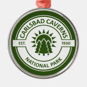 Nationaal park Carlsbad Caverns Metalen Ornament (Voorkant)