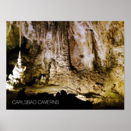 Nationaal park Carlsbad Caverns Poster