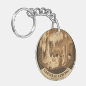 Nationaal park Carlsbad Caverns Sleutelhanger (Voorkant Links)