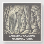 Nationaal park Carlsbad Caverns Stenen Onderzetter (Voorkant)