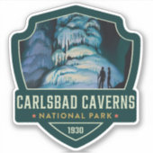 Nationaal park Carlsbad Caverns Sticker (Voorkant)