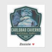 Nationaal park Carlsbad Caverns Sticker (Vel)