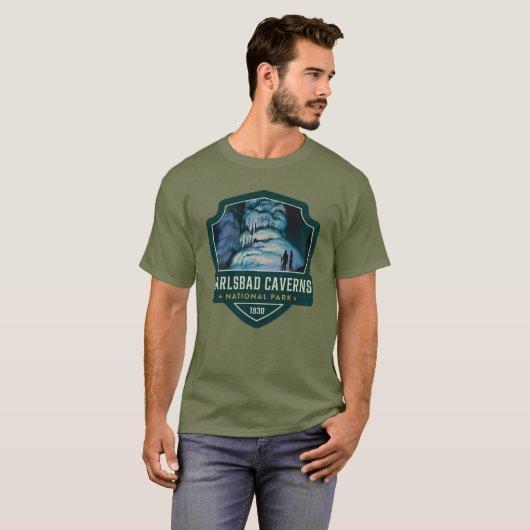 Nationaal park Carlsbad Caverns T-shirt (Voorkant volledig)