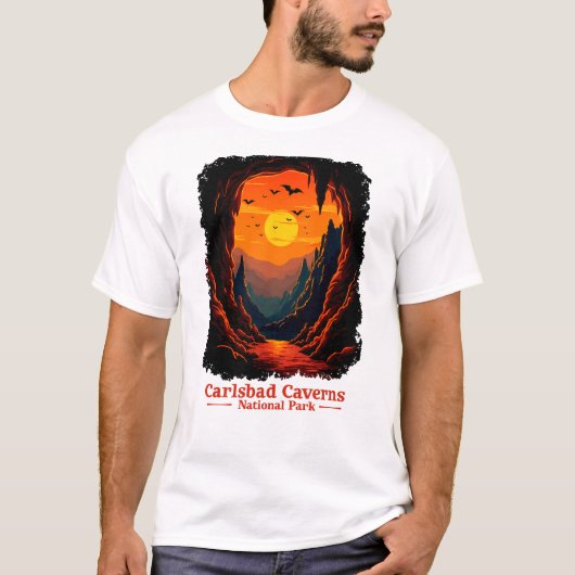 Nationaal park Carlsbad Caverns T-shirt (Voorkant)