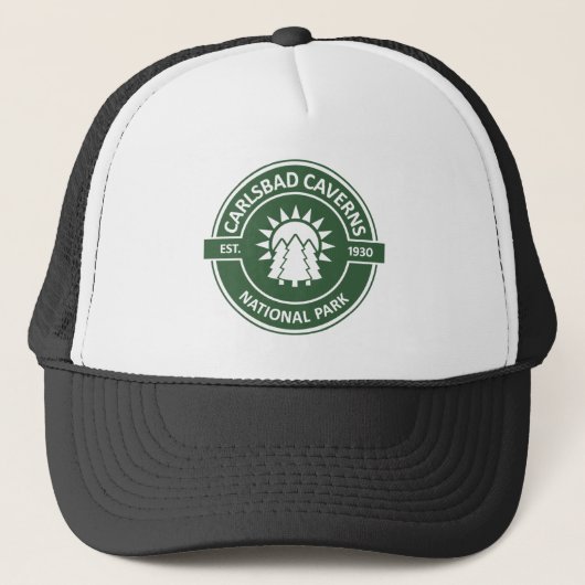 Nationaal park Carlsbad Caverns Trucker Pet (Voorkant)