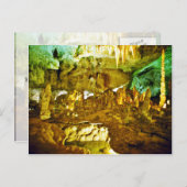 Nationaal park Carlsbad Caverns, verlicht binnenla Briefkaart (Voorkant / Achterkant)