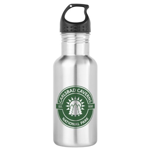 Nationaal park Carlsbad Caverns Waterfles (Voorkant)
