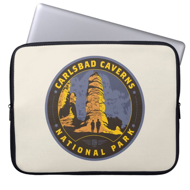 Nationaal park Carlsbad Laptop Sleeve (Voorkant)