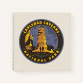 Nationaal park Carlsbad Notitieboek (Voorkant)