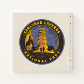 Nationaal park Carlsbad Notitieboek (Achterkant)