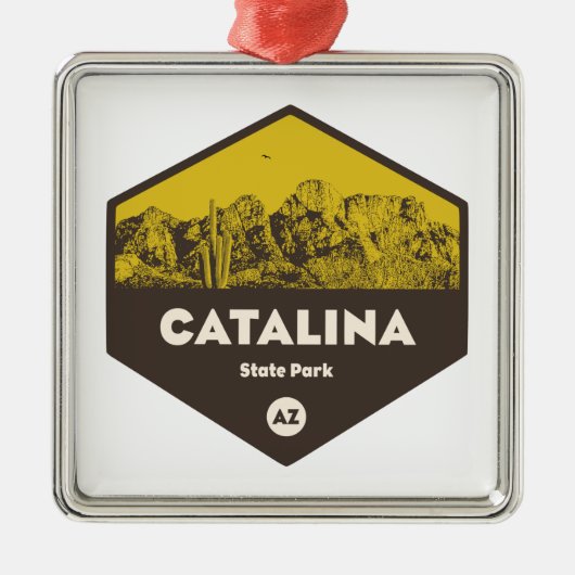Nationaal Park Catalina, Arizona Metalen Ornament (Voorkant)