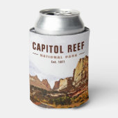 Nationaal Park Cathedraal vallei van Capitol Reef Blikjeskoeler (Blikje Voorkant)