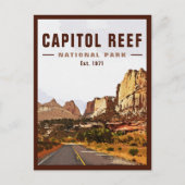 Nationaal Park Cathedraal vallei van Capitol Reef Briefkaart (Voorkant)