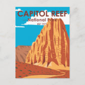 Nationaal Park Cathedraal vallei van Capitol Reef Briefkaart (Voorkant)