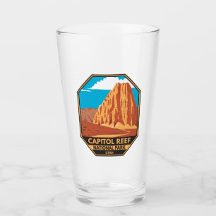 Nationaal Park Cathedraal vallei van Capitol Reef Glas