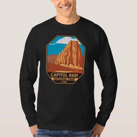 Nationaal Park Cathedraal vallei van Capitol Reef T-shirt (Voorkant)