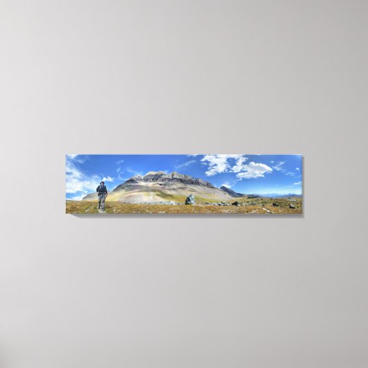 Nationaal park Cathedral Peak - Glacier Canvas Afdruk (Voorkant)
