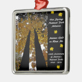 Nationaal Park Centennial Hot Springs Metalen Ornament (Links)