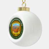 Nationaal Park Centennial Kerstmis Grand Canyon Keramische Bal Ornament (Rechts)