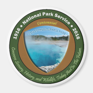 Nationaal Park Centennial Magnet Yellowstone 3