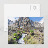 Nationaal park Central Mount Kenya Briefkaart (Voorkant / Achterkant)