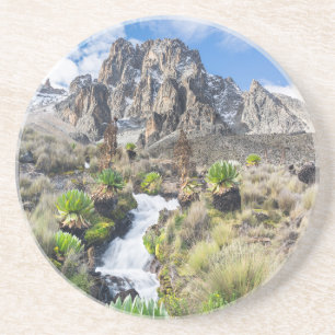 Nationaal park Central Mount Kenya Zandsteen Onderzetter