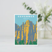 Nationaal Park Cevennes Frankrijk Briefkaart (Staand voorkant)