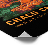 Nationaal park Chaco Canyon Poster (Hoek)