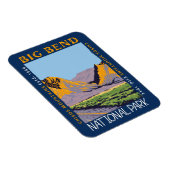 Nationaal park Chisos Mountain in Big Bend Magneet (Rechterzijde)