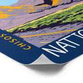 Nationaal park Chisos Mountain in Big Bend Poster (Hoek)