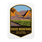 Nationaal park Chisos Mountains Big Bend Magneet (Verticaal)