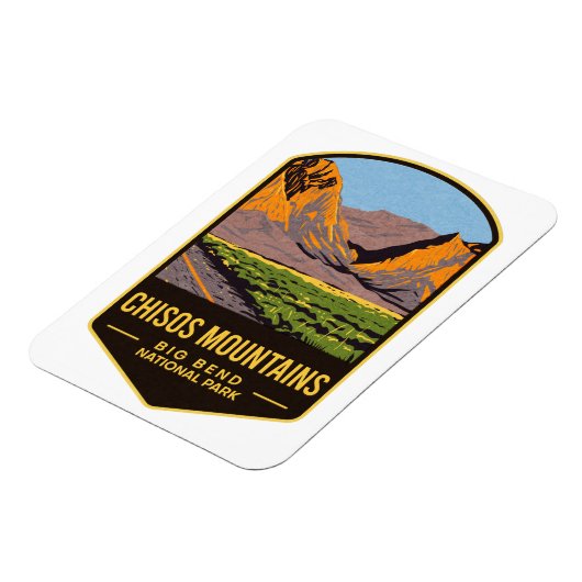 Nationaal park Chisos Mountains Big Bend Magneet (Linkerzijde)