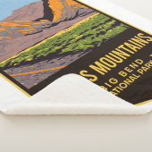 Nationaal park Chisos Mountains Big Bend Sherpa Deken (3/4)