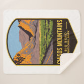 Nationaal park Chisos Mountains Big Bend Sherpa Deken (Voorkant (horizontaal))