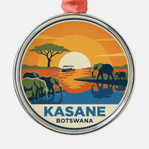Nationaal park Chobe Botswana Metalen Ornament