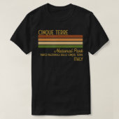 Nationaal park Cinque Terre T-shirt (Design voorkant)