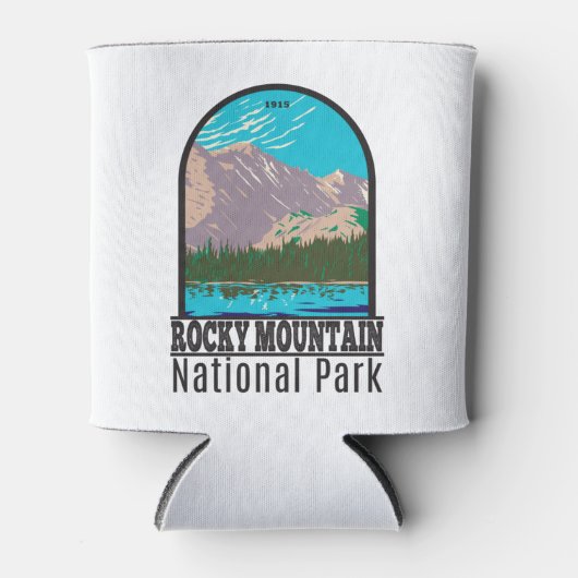 Nationaal park Colorado Beer Lake Rocky Mountain Blikjeskoeler (Voorkant)
