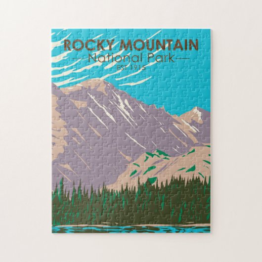 Nationaal park Colorado Beer Lake Rocky Mountain Legpuzzel (Verticaal)