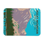 Nationaal park Colorado Beer Lake Rocky Mountain Magneet (Horizontaal)