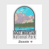 Nationaal park Colorado Beer Lake Rocky Mountain Sticker (Vel)